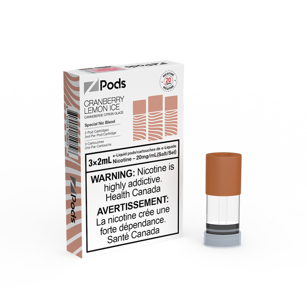 Z PODS CRANBERRY LEMON ICE| Vape Shop Orangeville | Disposable