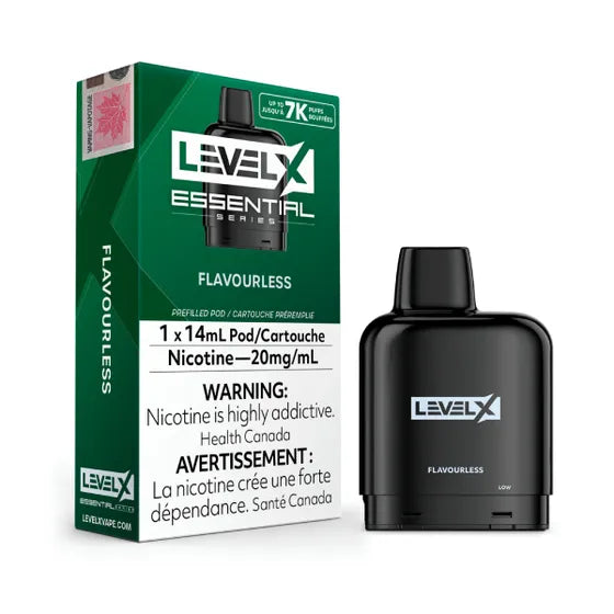 LEVEL X ESSENTIAL SERIES POD - FLAVOURLESS