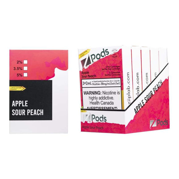 ZPODS SPECIAL NIC BLEND APPLE SOUR PEACH