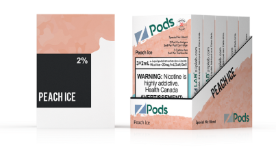 ZPODS SPECIAL NIC BLEND PEACH ICE
