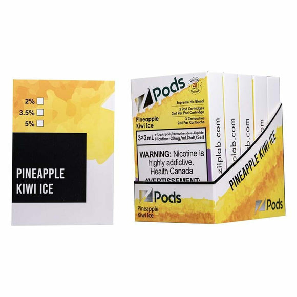 ZPODS SPECIAL NIC BLEND PINEAPPLE KIWI ICE