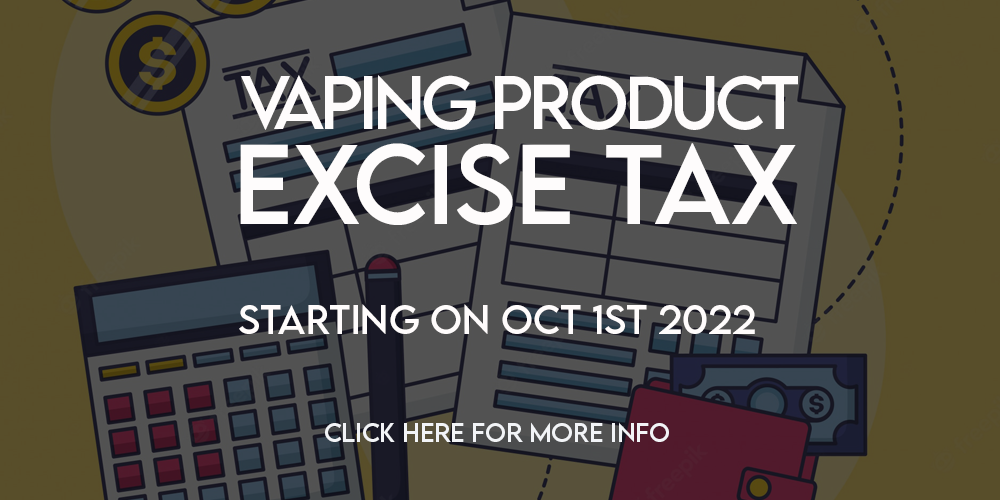 Vaping Excise Tax Coming October 1st