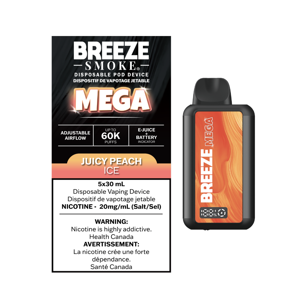 Breeze Mega 60K - Juicy Peach Ice