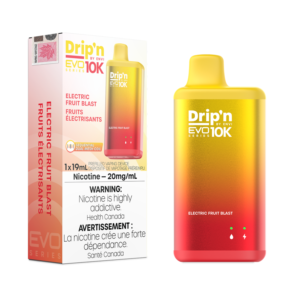 DRIP'N BY ENVI EVO 10K DISPOSABLE - ELECTRIC FRUIT BLAST