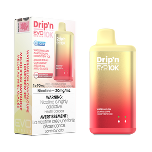 DRIP'N BY ENVI EVO 10K DISPOSABLE - WATERMELON CANTALOUPE HONEYDEW ICE