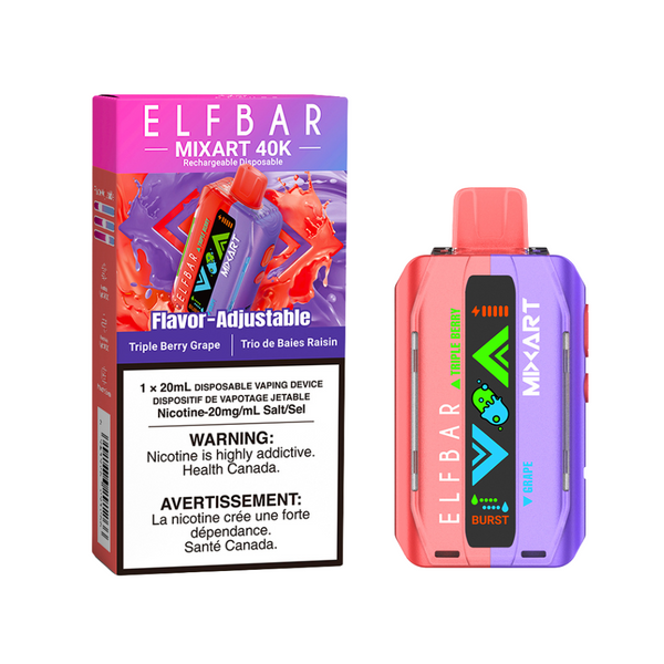 ELF BAR MIXART 40K - TRIPLE BERRY GRAPE