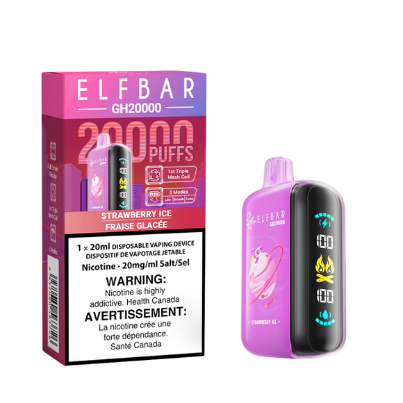 Elf Bar GH20k Disposable - Strawberry Ice