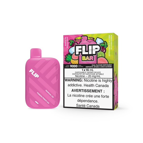 FLIP BAR DISPOSABLE - TROPICAL ICE AND PASSION PUNCH ICE