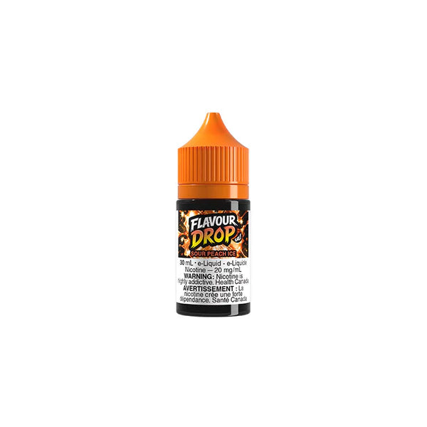 SOUR PEACH ICE BY FLAVOUR DROP SALT