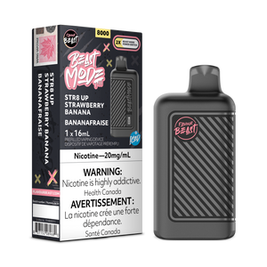 Flavour Beast Beast Mode 8K Disposable - STR8 UP Strawberry Banana Iced