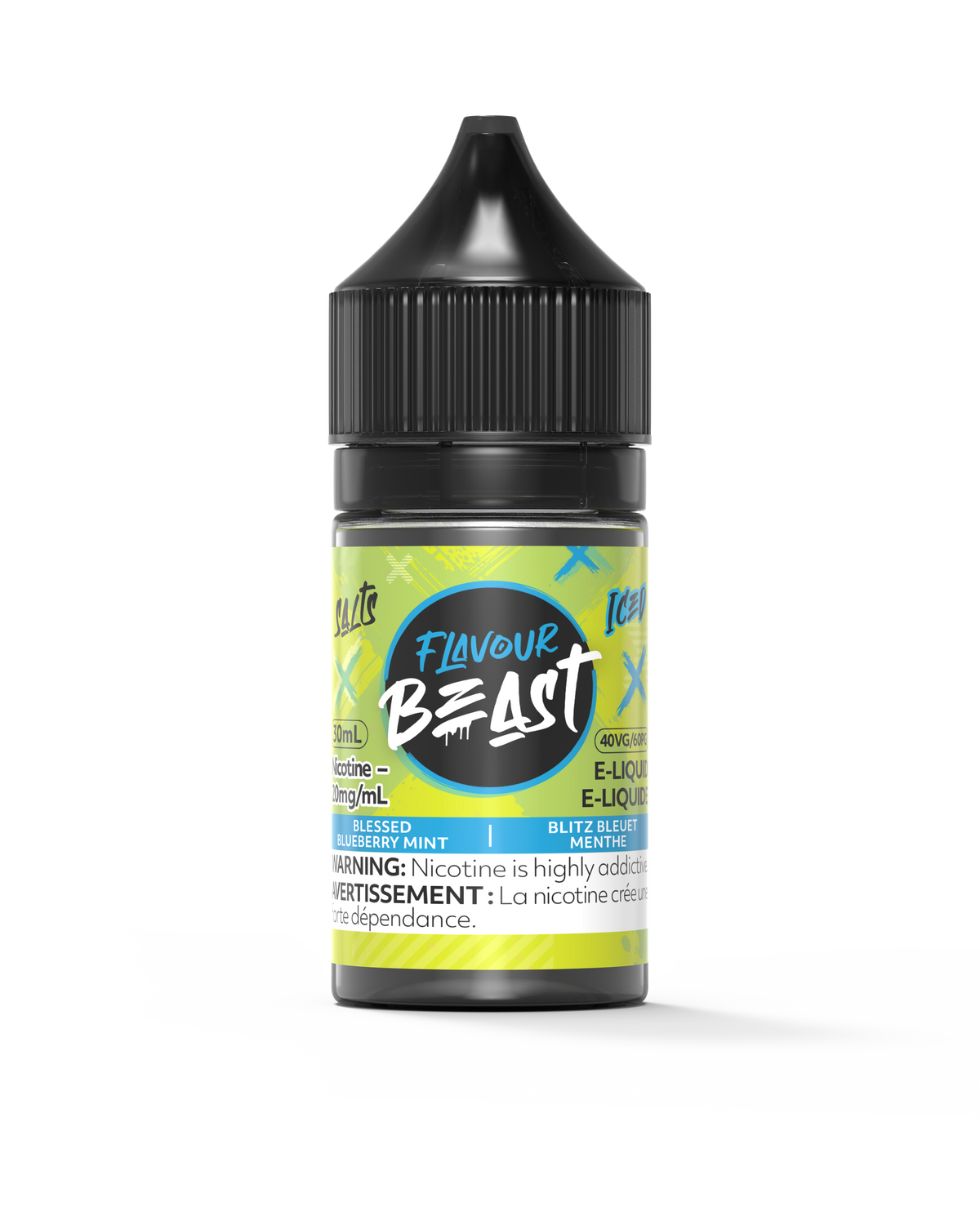 Flavour Beast E-liquid - Blessed Blueberry Mint Iced