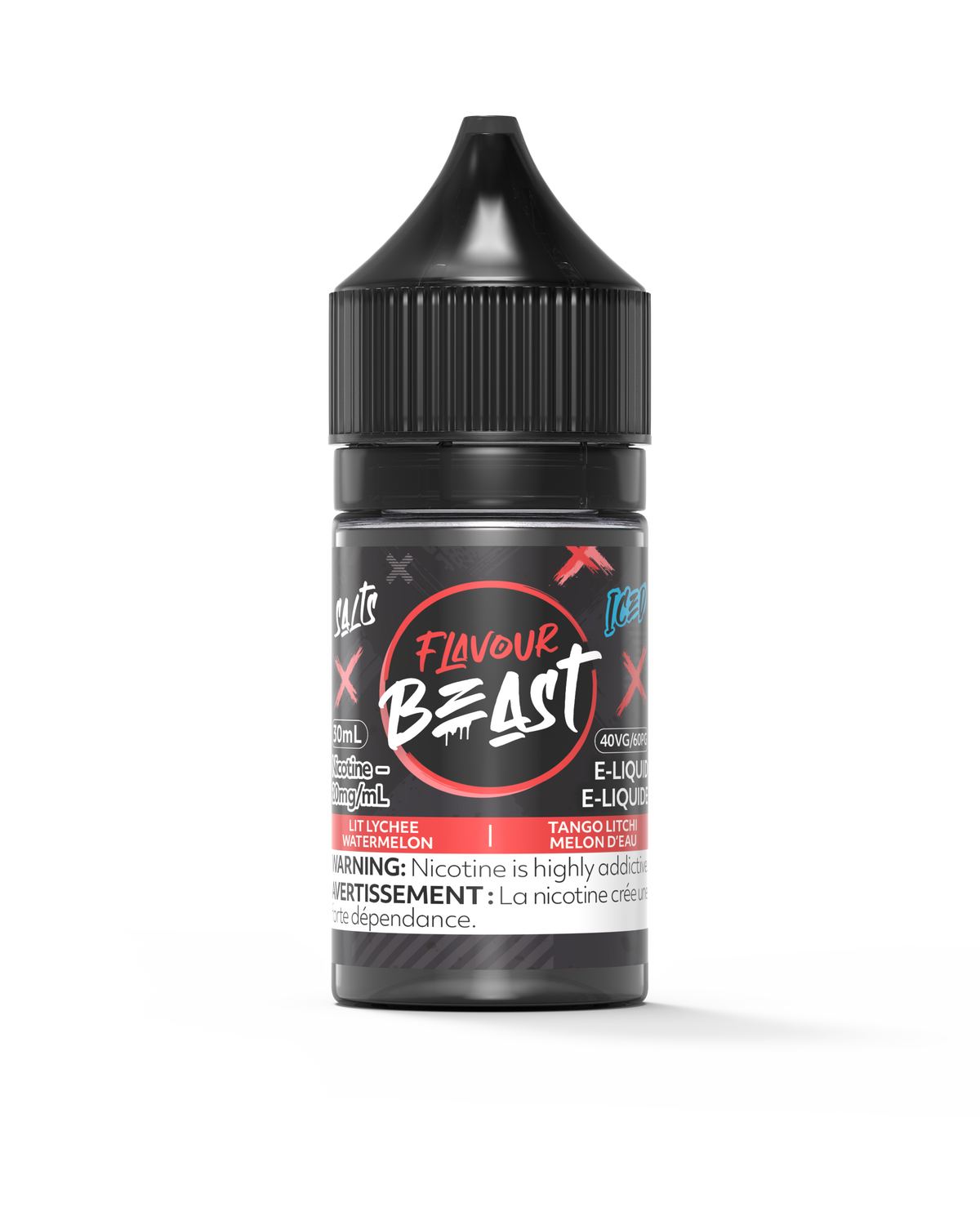 Flavour Beast E-liquid - Lit Lychee Watermelon Iced