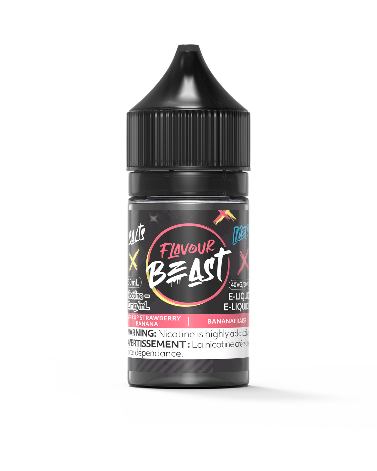 Flavour Beast E-liquid - STR8 Up Strawberry Banana