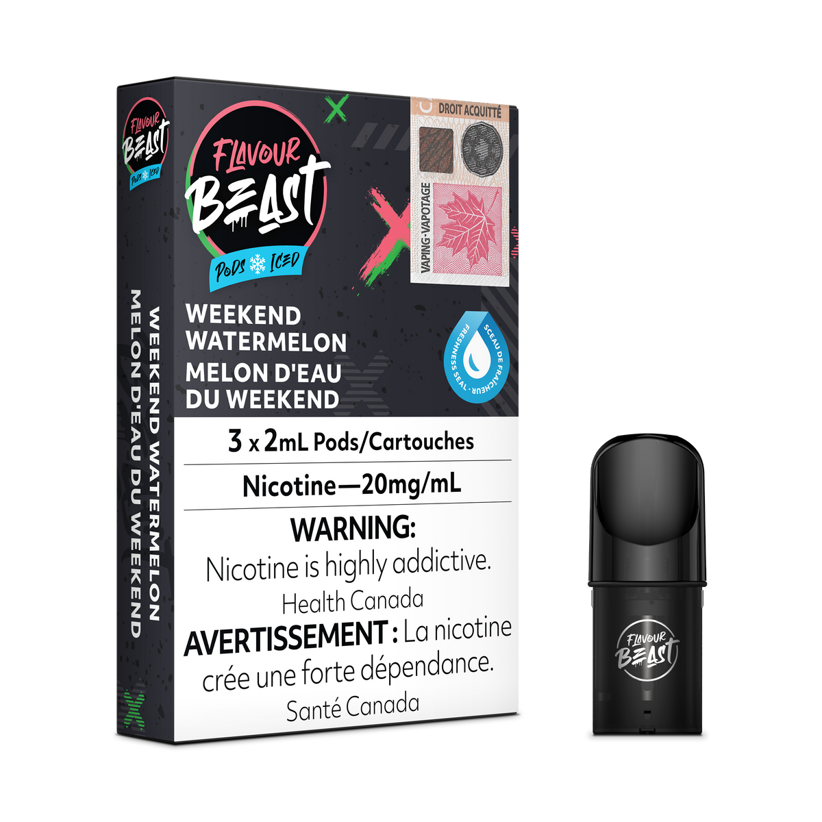 Flavour Beast S Pods - Weekend Watermelon