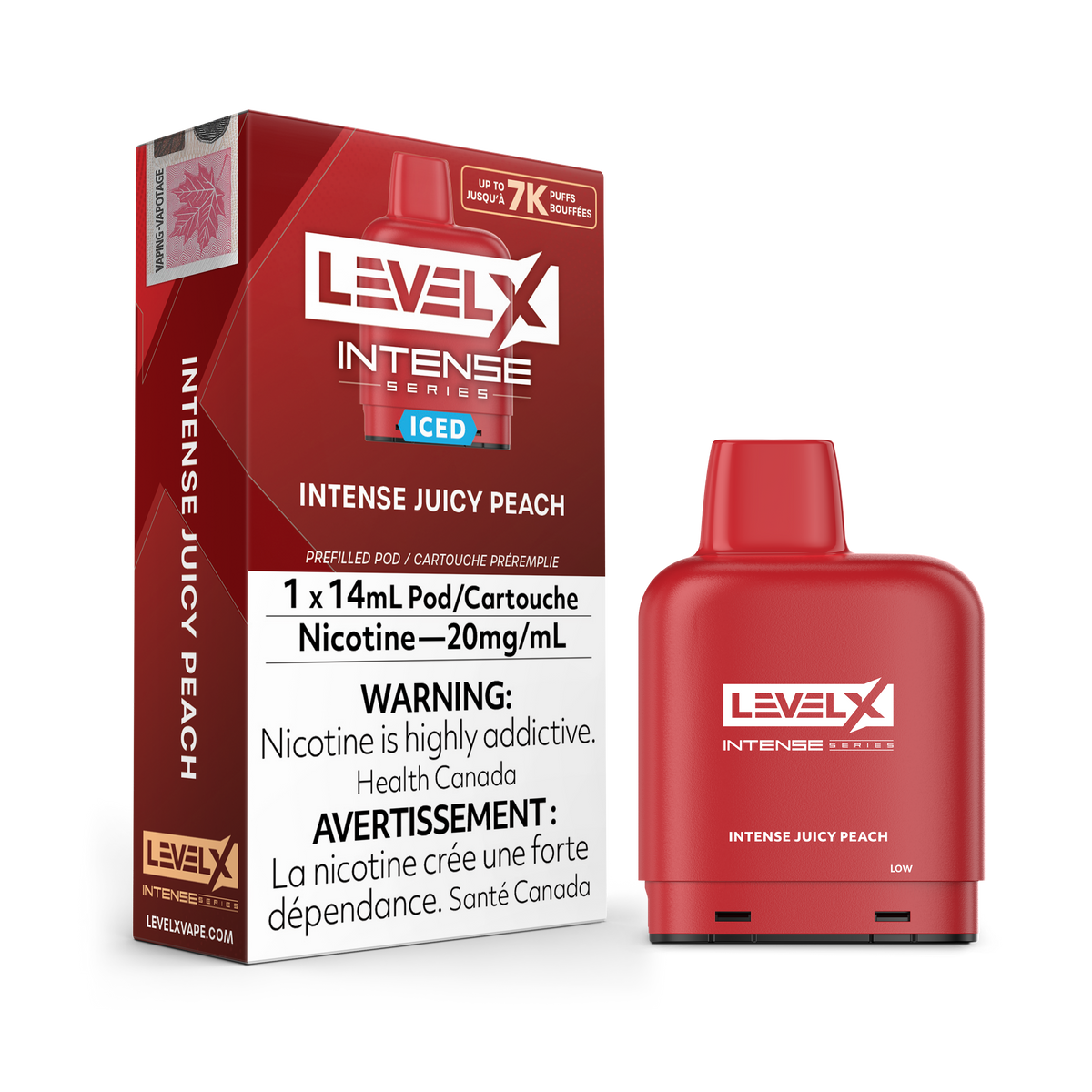 LEVEL X INTENSE SERIES POD - INTENSE JUICY PEACH