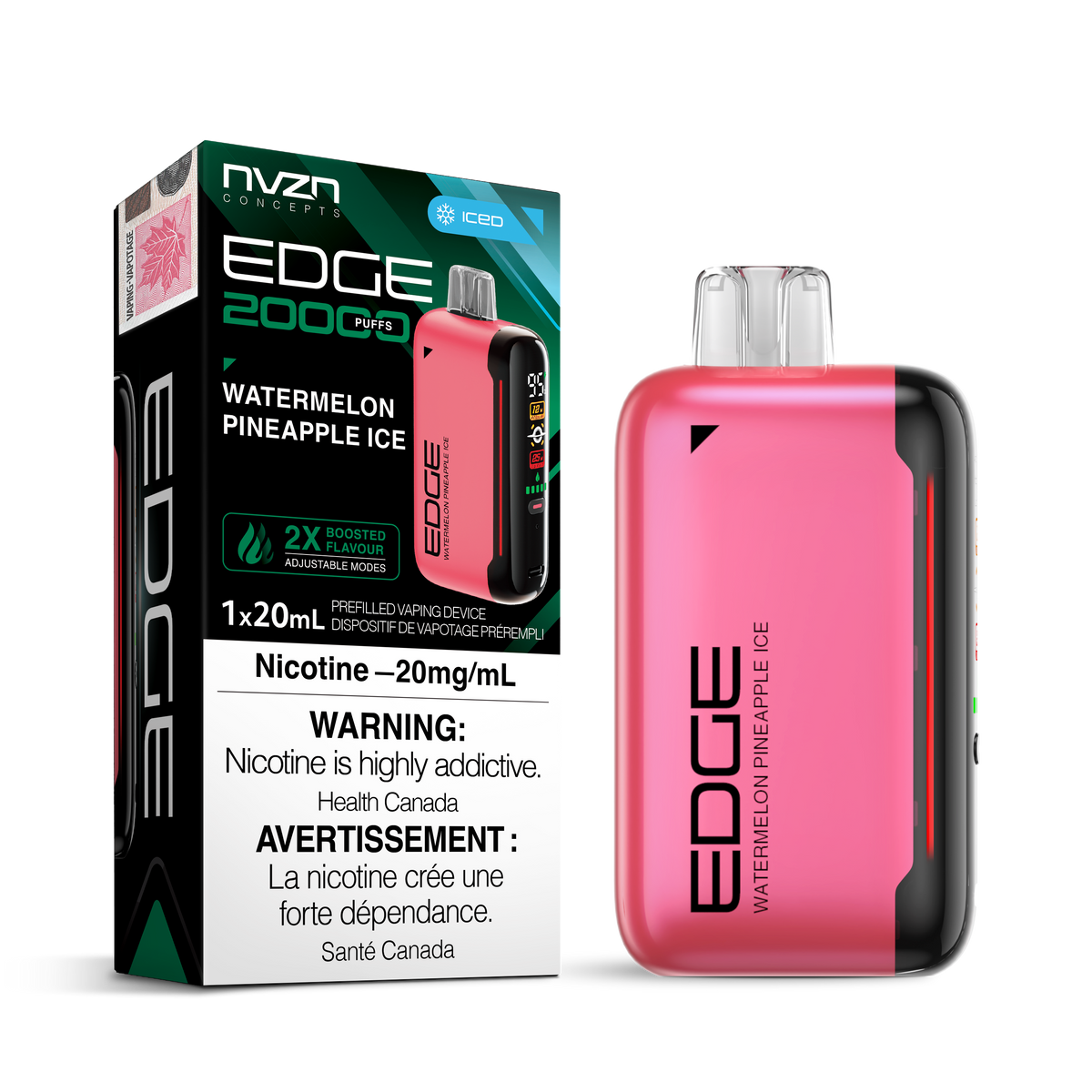 NVZN EDGE 20K - WATERMELON PINEAPPLE ICE