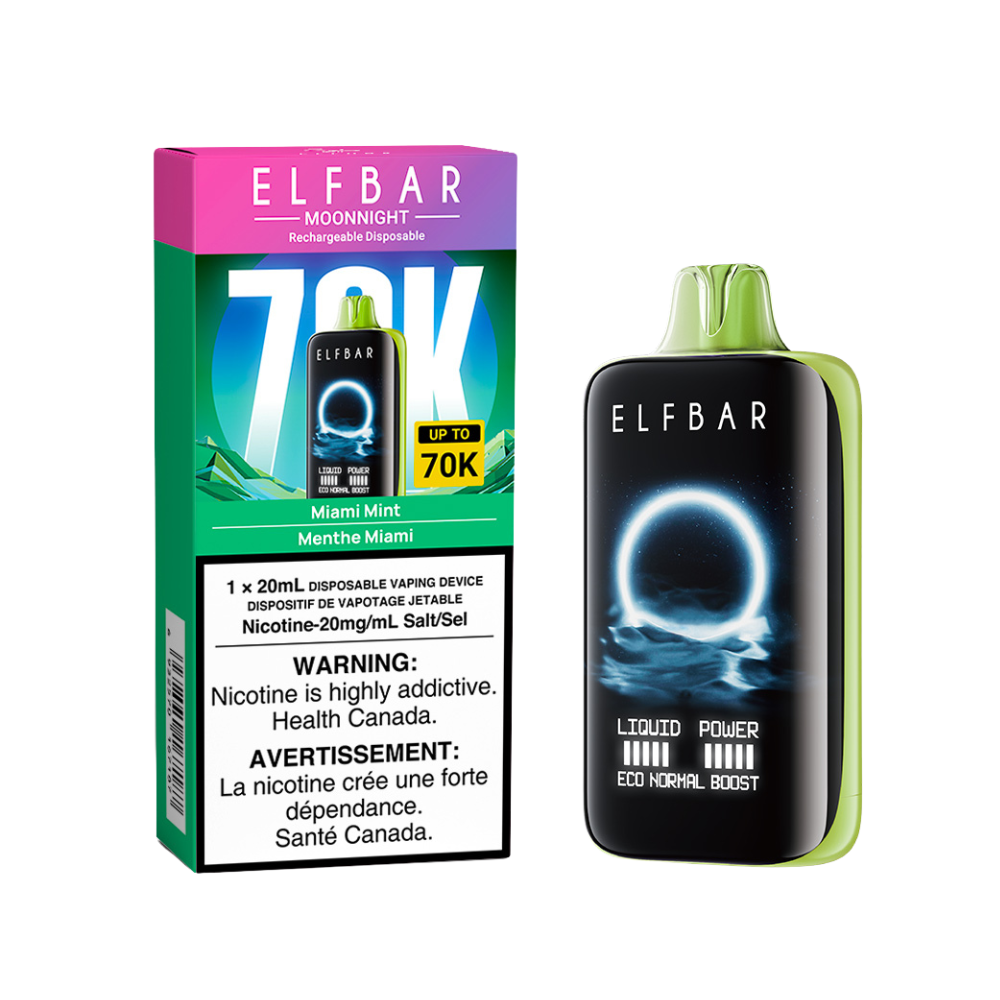 ELF BAR MOONNIGHT 70K - MIAMI MINT
