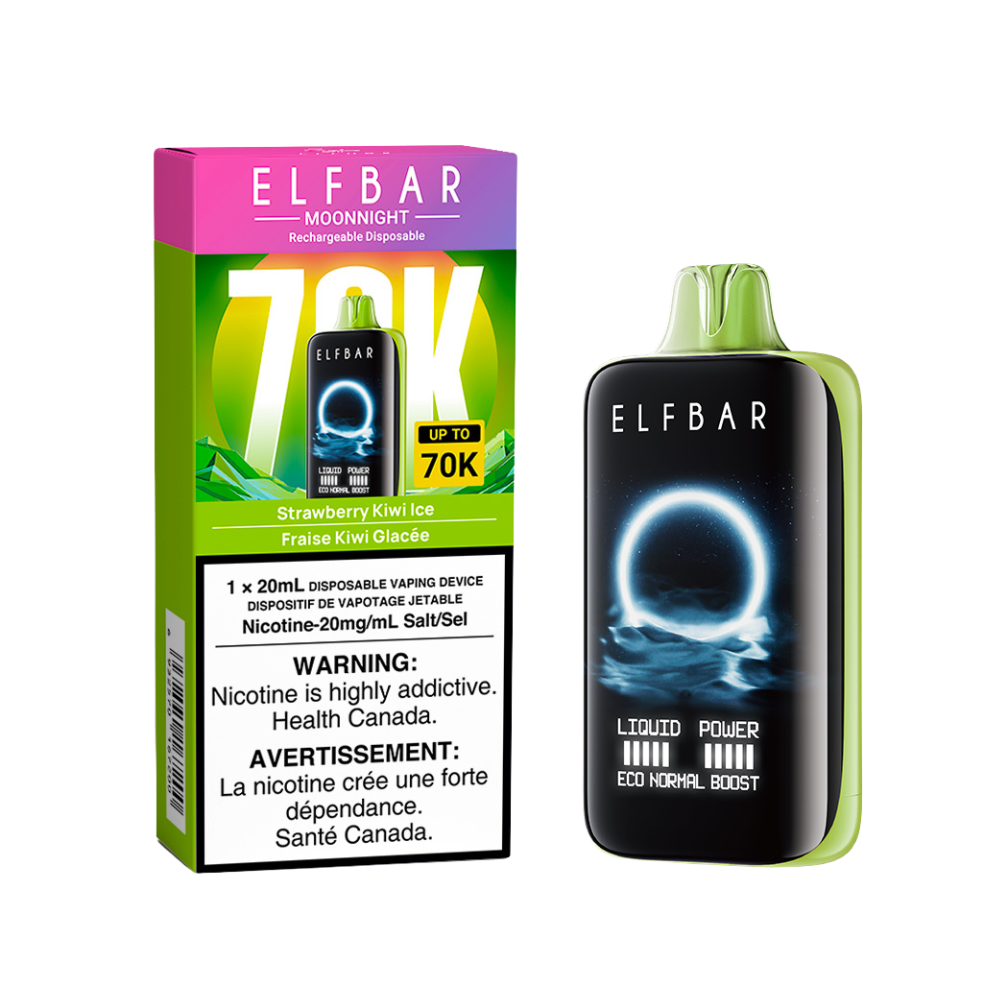 ELF BAR MOONNIGHT 70K - STRAWBERRY KIWI ICE