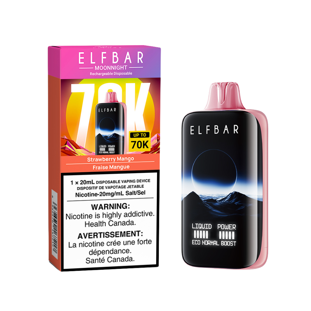 ELF BAR MOONNIGHT 70K - STRAWBERRY MANGO