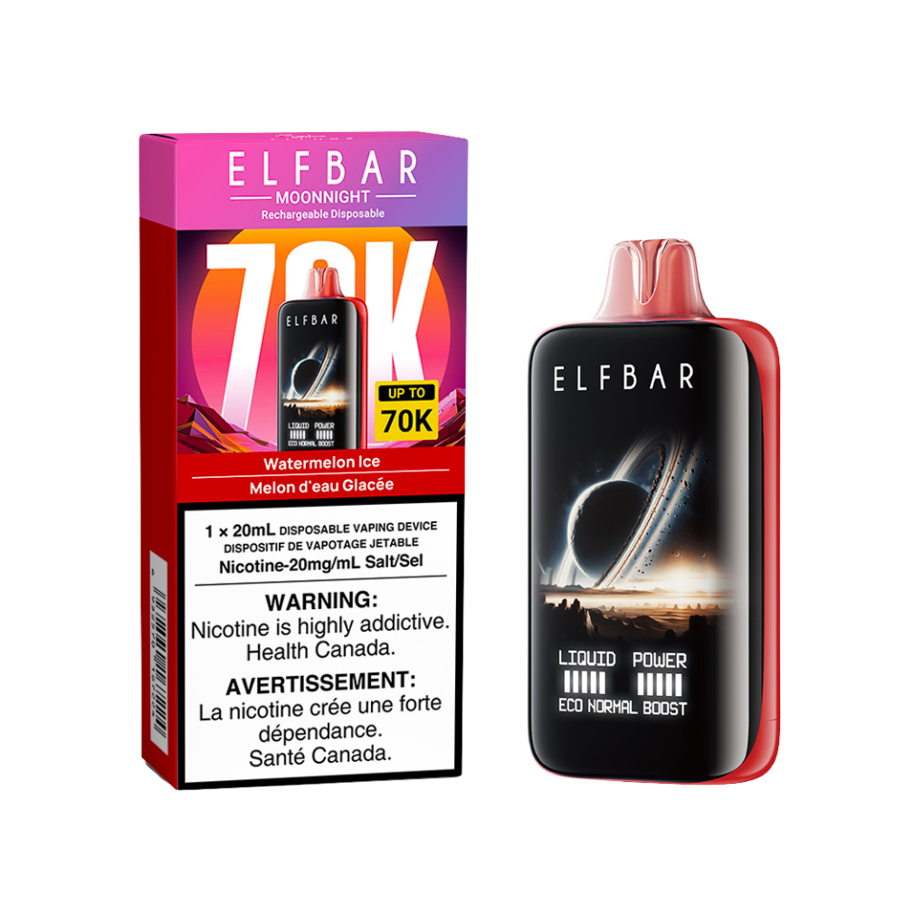 ELF BAR MOONNIGHT 70K - WATERMELON ICE