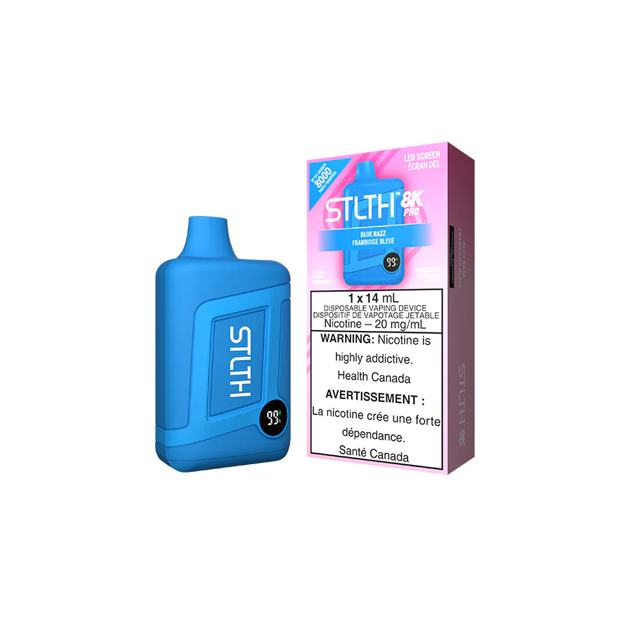 STLTH BOX 8K PRO DISPOSABLE - BLUE RAZZ