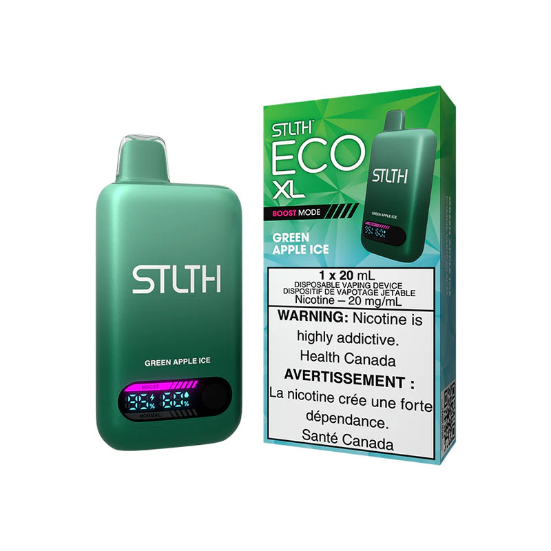 STLTH ECO XL DISPOSABLE - GREEN APPLE ICE