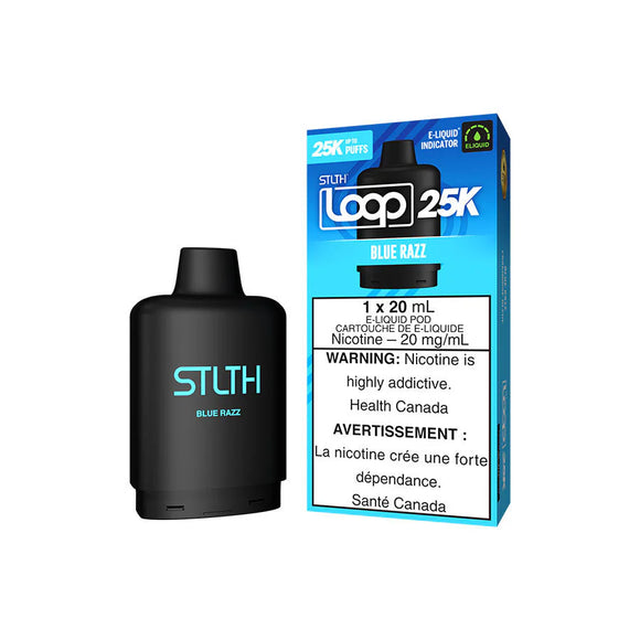 STLTH LOOP 25K POD PACK - BLUE RAZZ