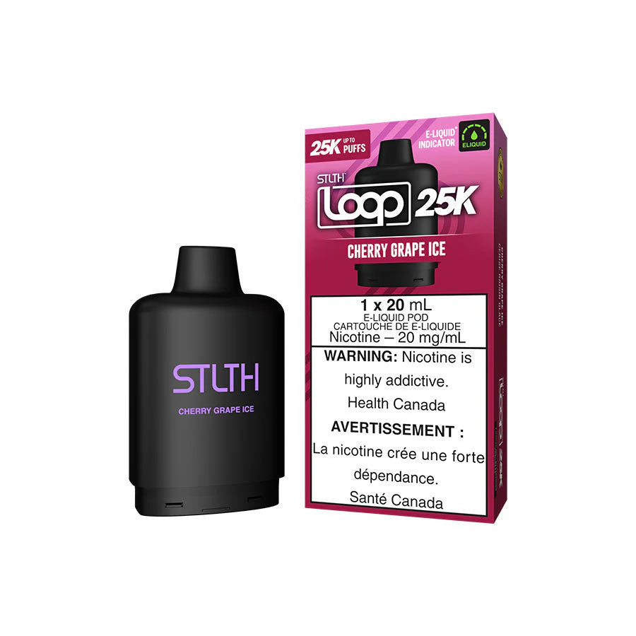 STLTH LOOP 25K POD PACK - CHERRY GRAPE ICE