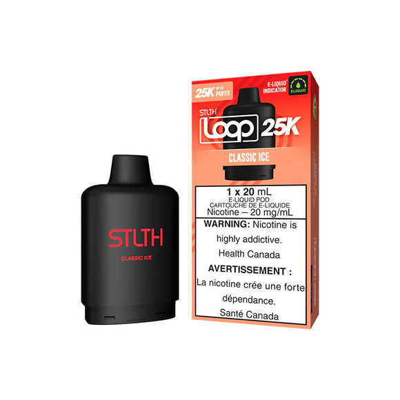 STLTH LOOP 25K POD PACK - CLASSIC ICE