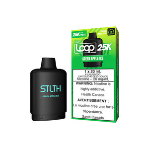 STLTH LOOP 25K POD PACK - GREEN APPLE ICE