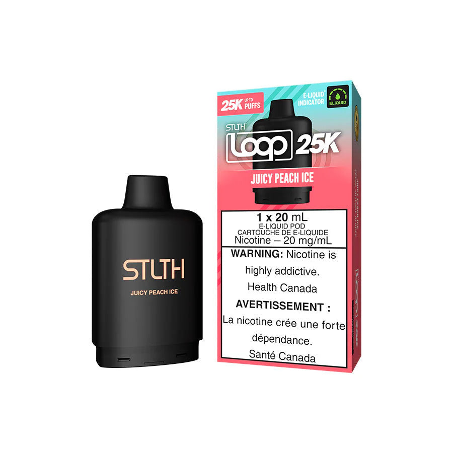 STLTH LOOP 25K POD PACK - JUICY PEACH ICE