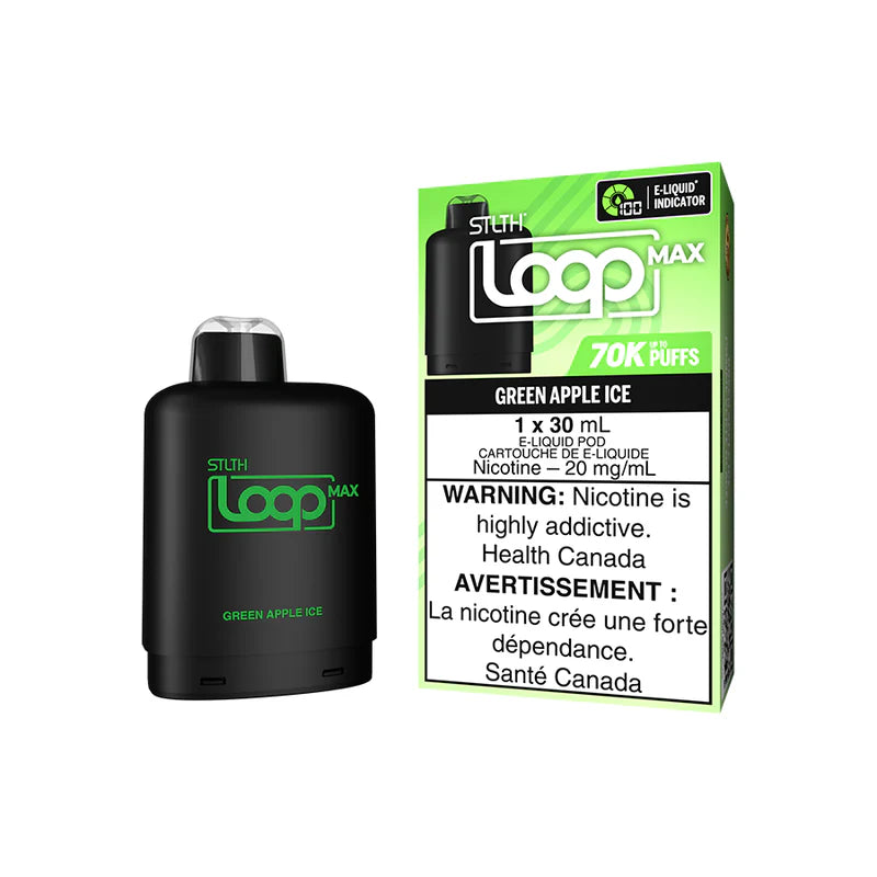 STLTH LOOP MAX POD PACK - GREEN APPLE ICE