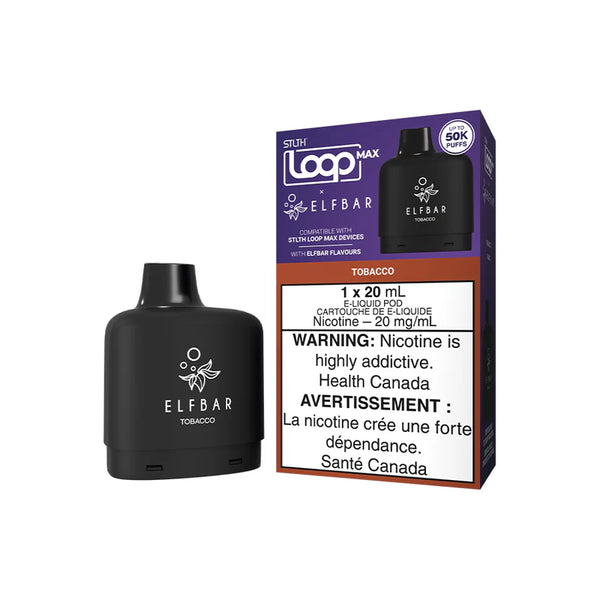 STLTH LOOP MAX X ELFBAR POD PACK - TOBACCO