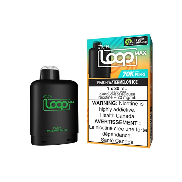 STLTH LOOP MAX POD PACK - PEACH WATERMELON ICE
