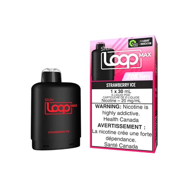 STLTH LOOP MAX POD PACK - STRAWBERRY ICE