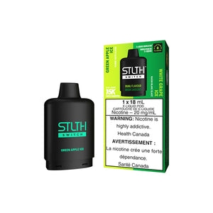 STLTH SWITCH POD PACK - GREEN APPLE ICE AND WHITE GRAPE ICE