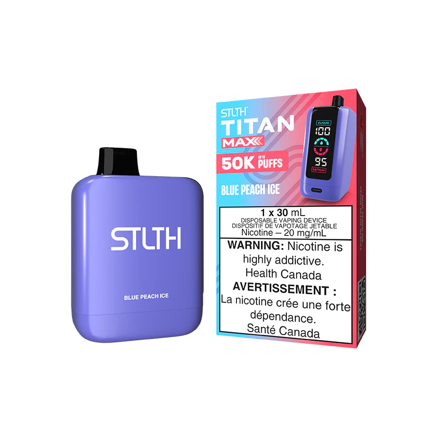 STLTH TITAN MAX DISPOSABLE - BLUE PEACH ICE