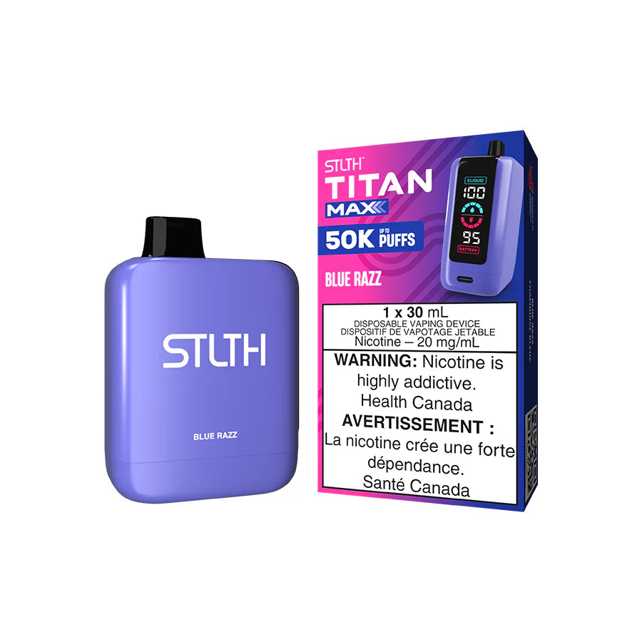 STLTH TITAN MAX DISPOSABLE - BLUE RAZZ