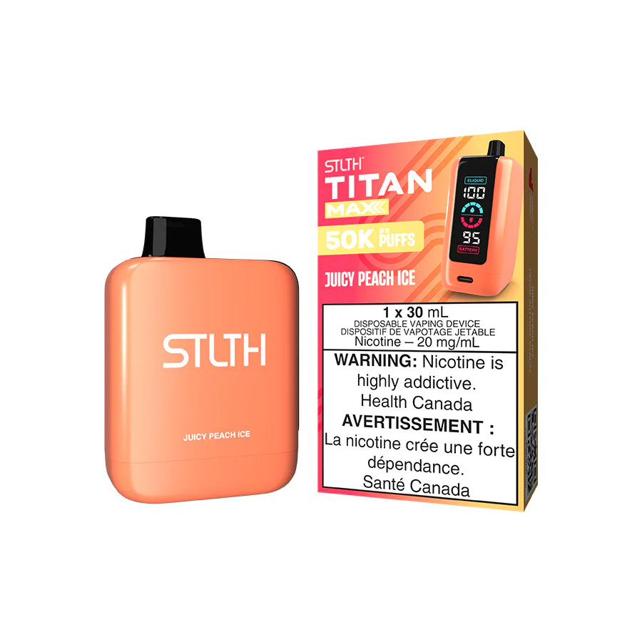 STLTH TITAN MAX DISPOSABLE - JUICY PEACH ICE