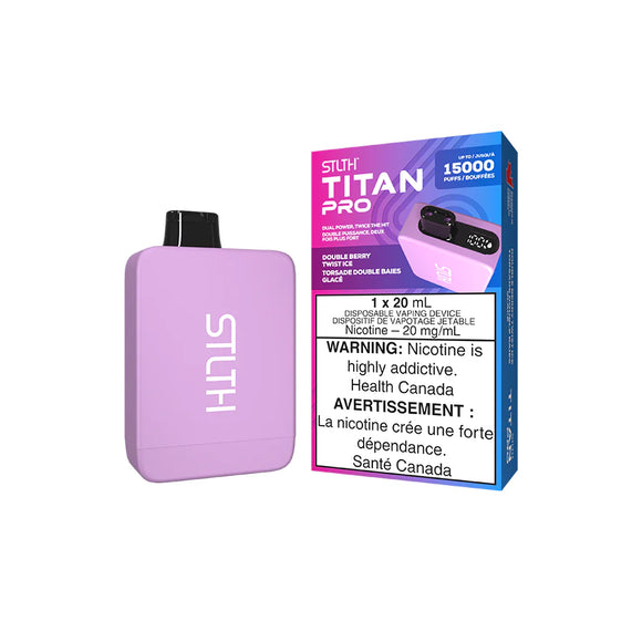 STLTH TITAN PRO DISPOSABLE - DOUBLE BERRY TWIST ICE