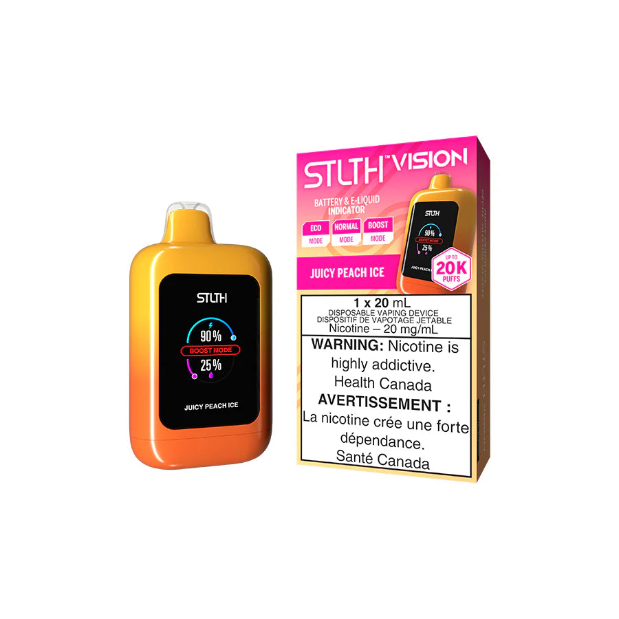 STLTH VISION DISPOSABLE - JUICY PEACH ICE