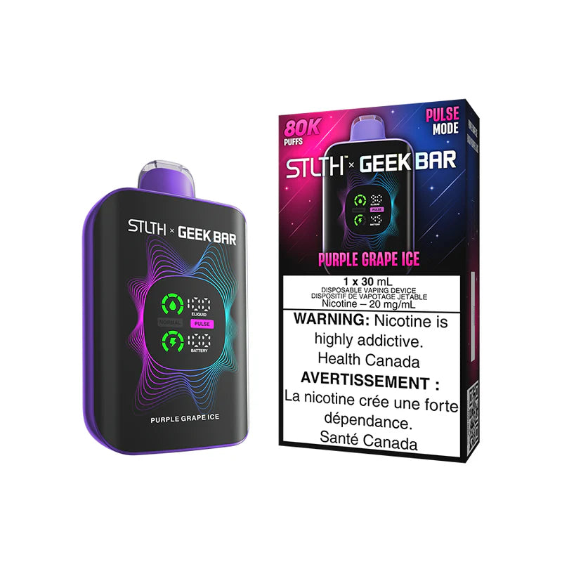 STLTH X GEEK BAR DISPOSABLE - PURPLE GRAPE ICE