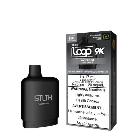 STLTH LOOP 9K POD PACK - FLAVOURLESS