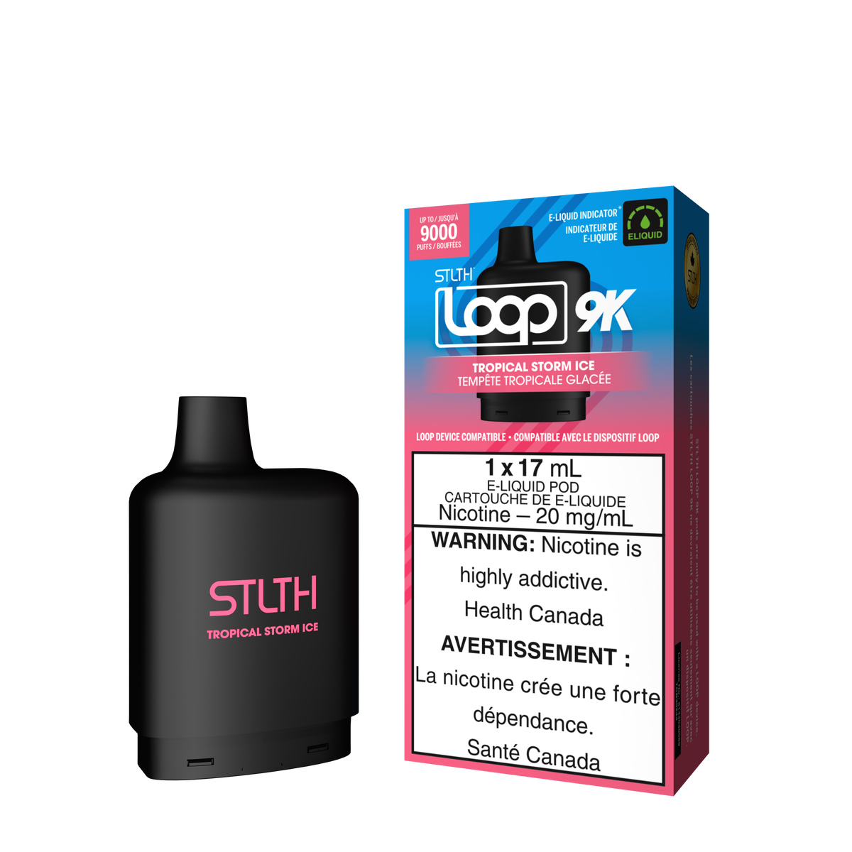 STLTH LOOP 9K POD PACK - TROPICAL STORM ICE