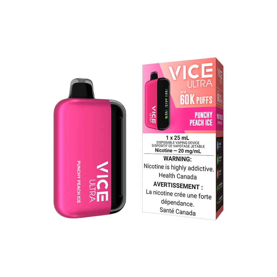 VICE ULTRA DISPOSABLE - PUNCHY PEACH ICE