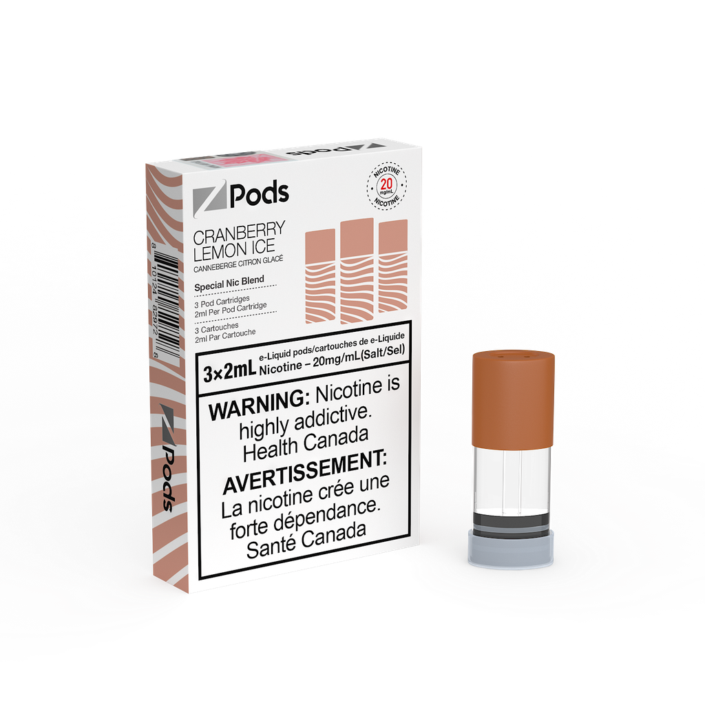 西Pods Z PODS CRANBERRY LEMON ICE| Vape Shop Orangeville | Disposable