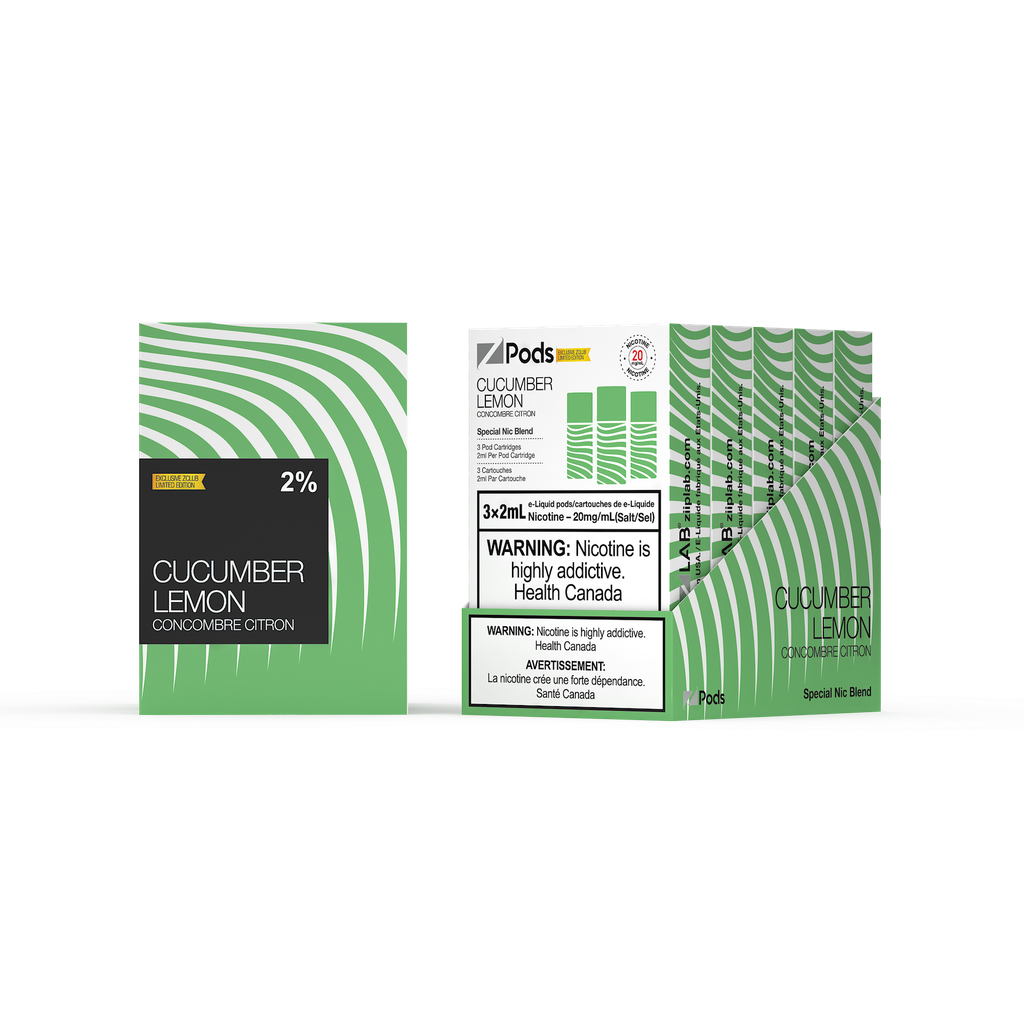 ZPODS CUCUMBER LEMON