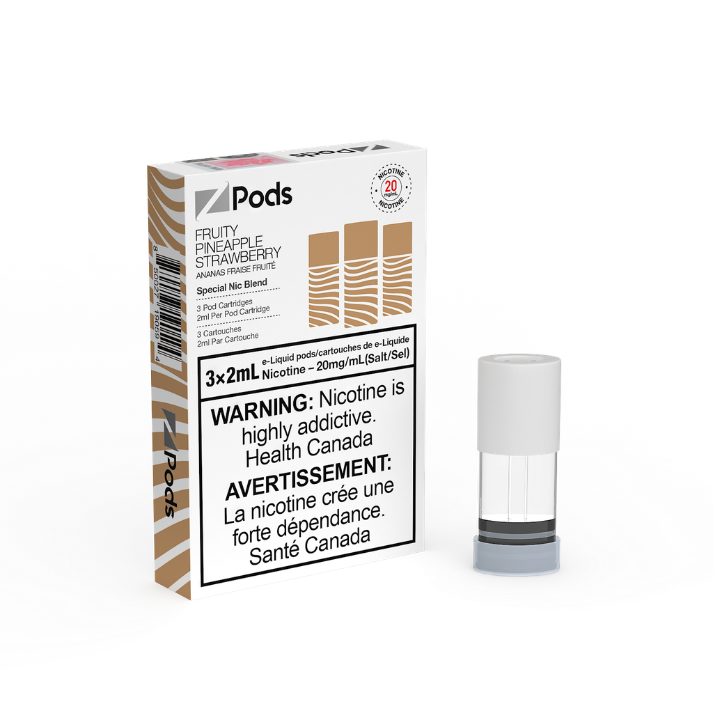 ZPODS FRUITY PINEAPPLE STRAWBERRY