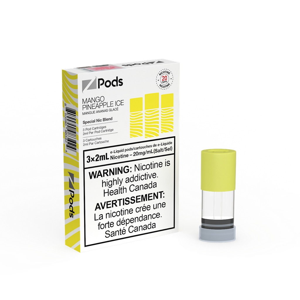 ZPODS MANGO PINEAPPLE ICE