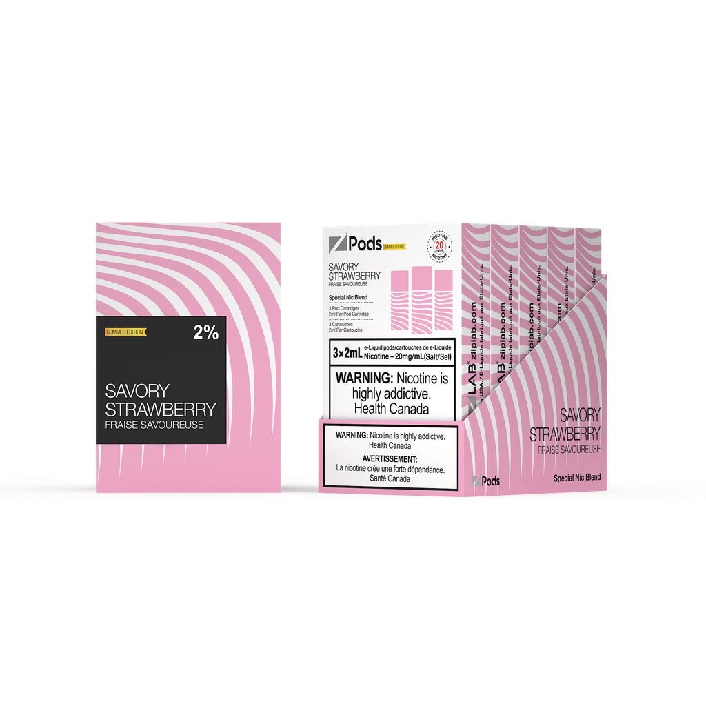 ZPODS SAVORY STRAWBERRY